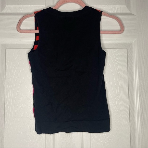 ⭐️(XS) Jacob| pink orange and black sweater vest - Picture 2 of 3